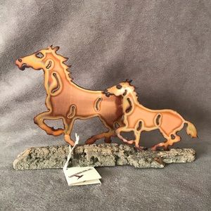 Copper Running Horses